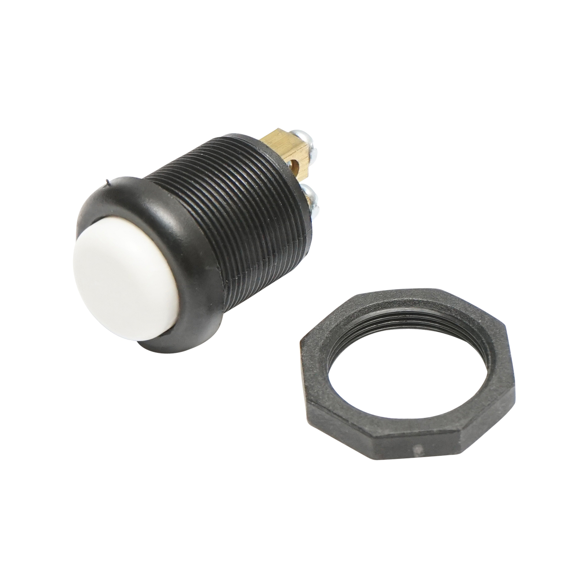 Buton pornire din plastic cu revenire 12-24V DC/10A, 125-250V AC/2A Breckner Germany - imagine 6