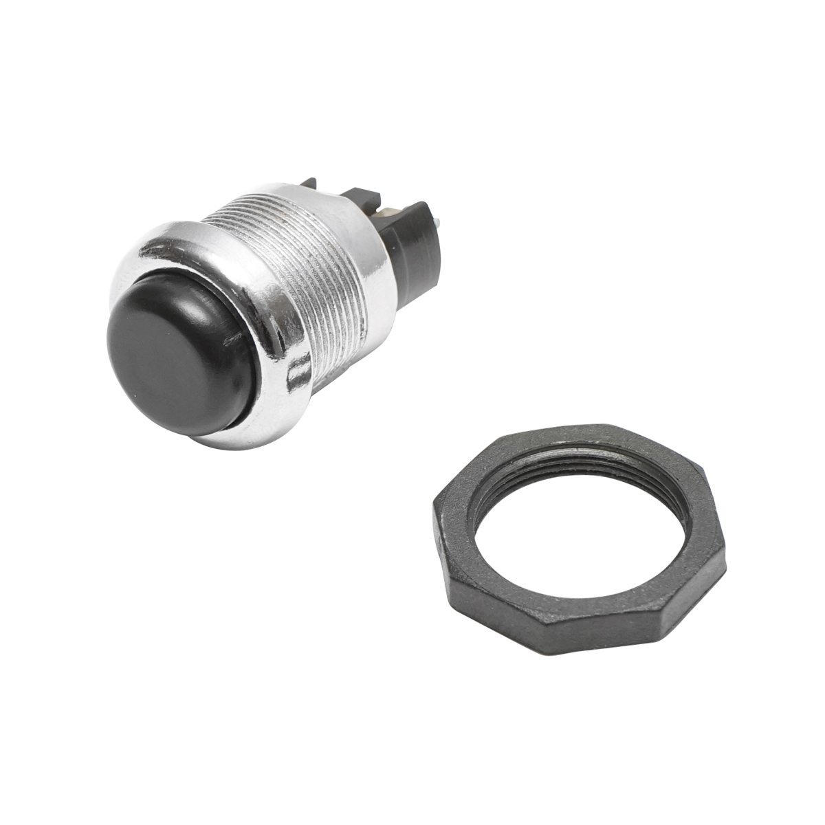 Buton pornire metalic cu revenire 12-24V DC/10A, 125-250V AC/2A Breckner Germany - imagine 5