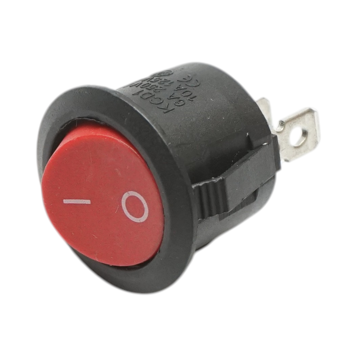 Buton intrerupator ON-OFF cu 2 pini 12V/10A, 250V AC/15A Breckner Germany - imagine 2