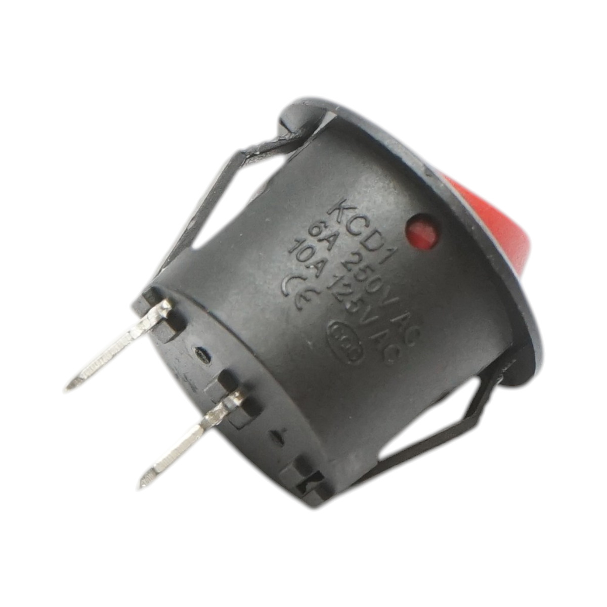 Buton intrerupator ON-OFF cu 2 pini 12V/10A, 250V AC/15A Breckner Germany - imagine 3