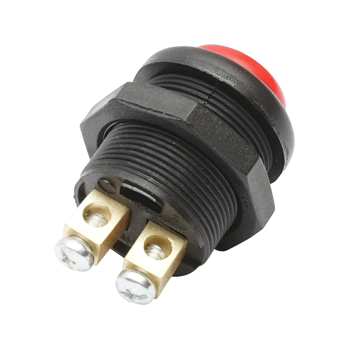 Buton pornire din plastic cu revenire, rosu 12-24V DC/10A, 125-250V AC/2A Breckner Germany - imagine 4
