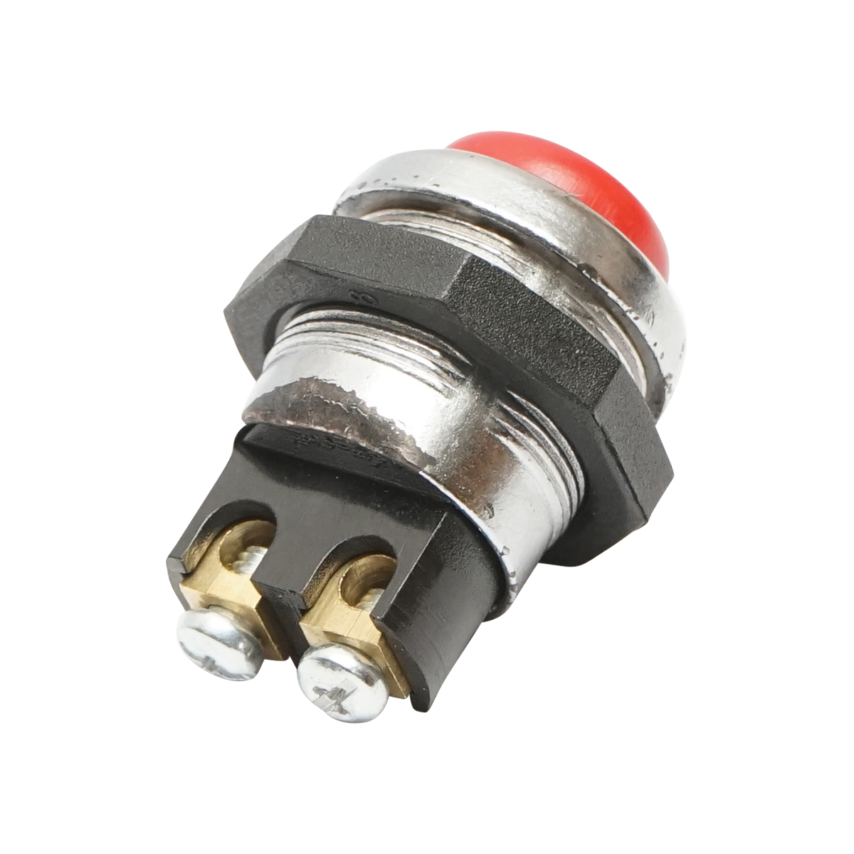 Buton pornire metalic cu revenire 12-24V DC/10A, 125-250V AC/2A Breckner Germany - imagine 4