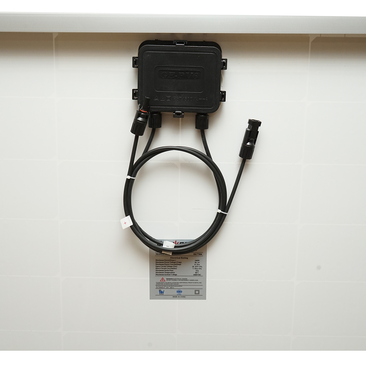 Panou solar 240W fotovoltaic monocristalin 1350x808x35mm Breckner Germany - imagine 4