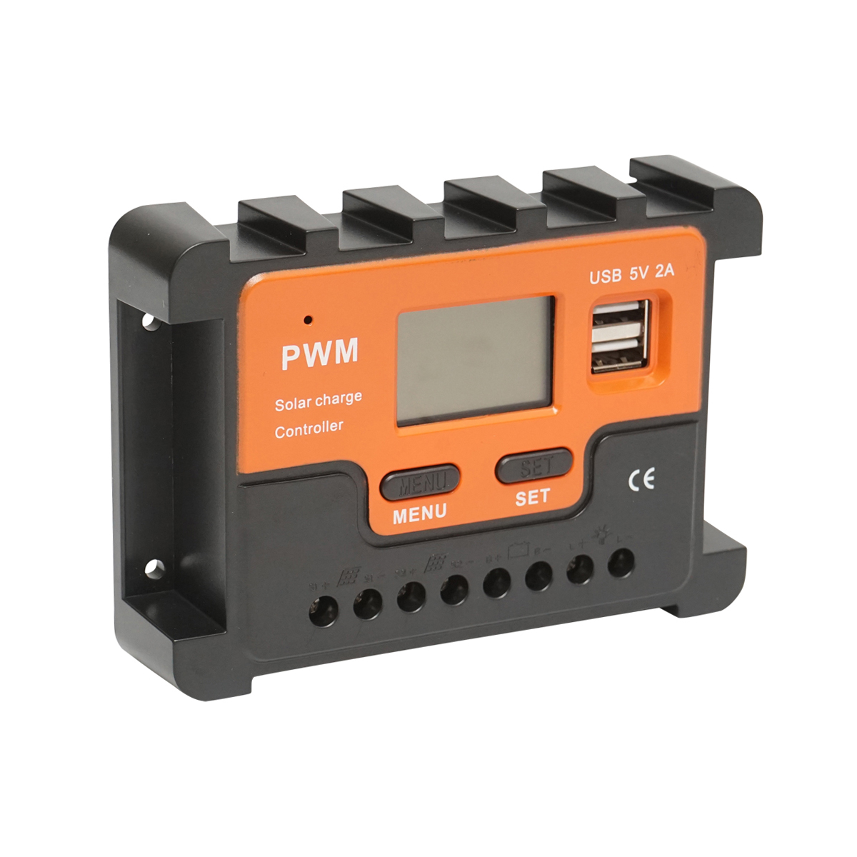 Regulator tensiune pentru panou solar 10A 12V/24V 2X port USB 5V/2A Breckner Germany - imagine 2