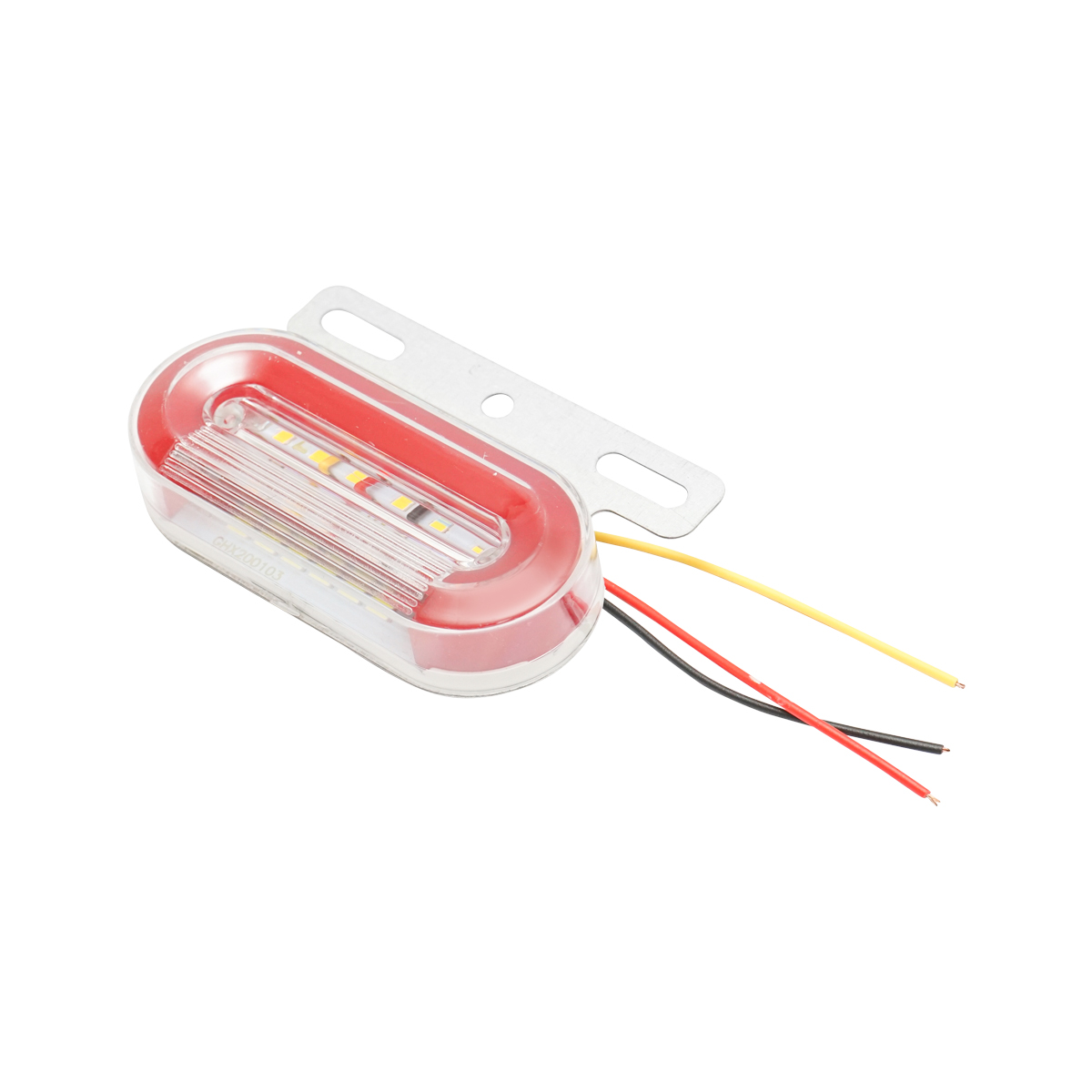 Lampa laterala de gabarit rosu-alb cu 6 LED-uri 24V Breckner Germany - imagine 3