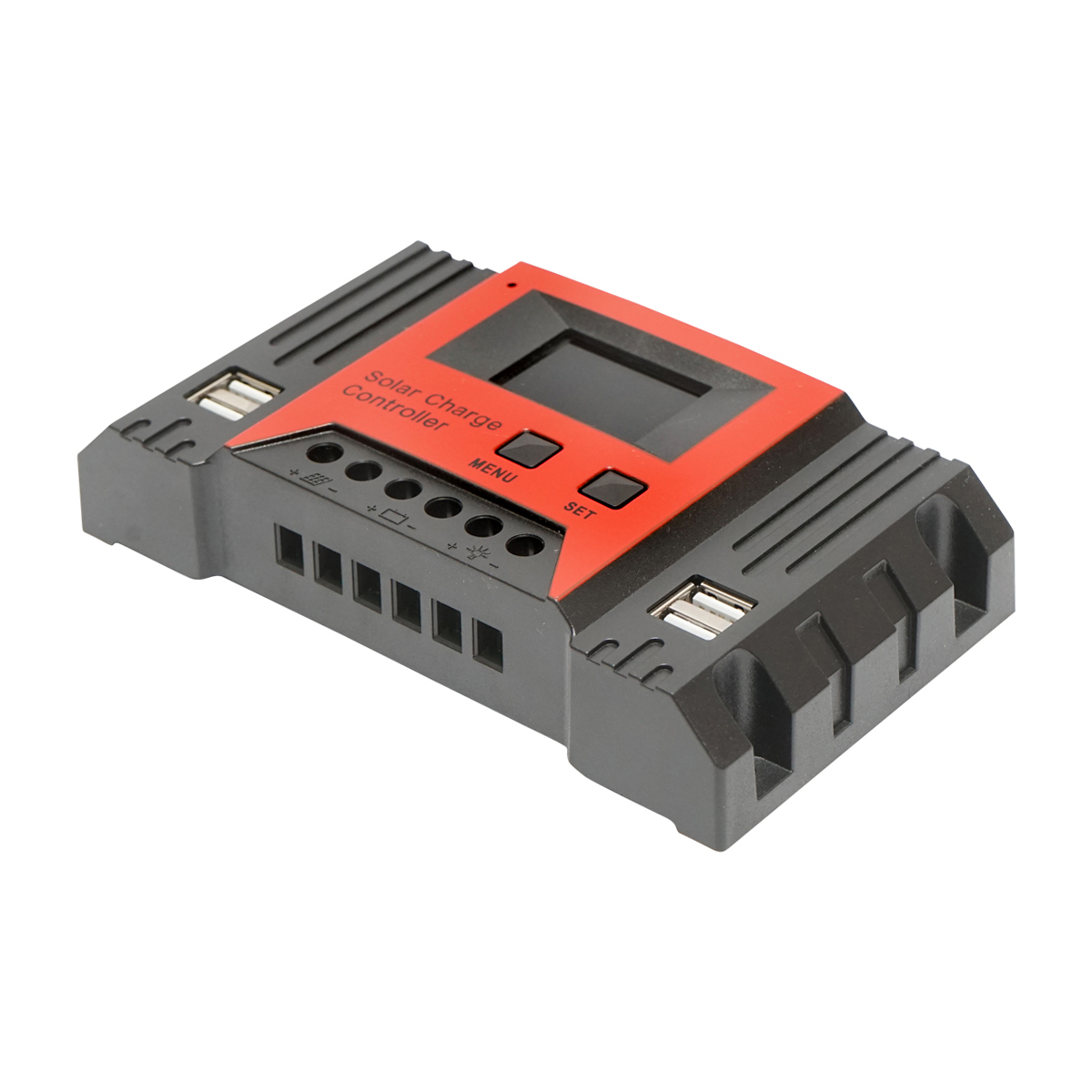 Regulator tensiune PWM panou solar 20A 12V/24V 4X port USB (12V=260W) (24V=520W) max. 50V - imagine 3