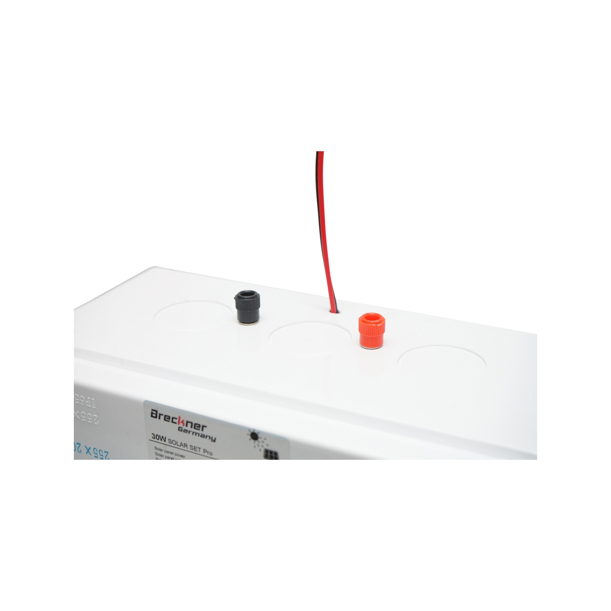 Panou solar 30W 560x350x135mm cu baterie 12V/17Ah, regulator 12-24V/10Ah si 2x port USB Breckner Germany - imagine 9