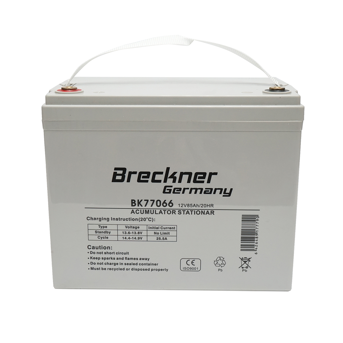 Baterie sistem solar cu gel 12V 85Ah 20HR 275x180x240mm FCDG12-85 Breckner Germany