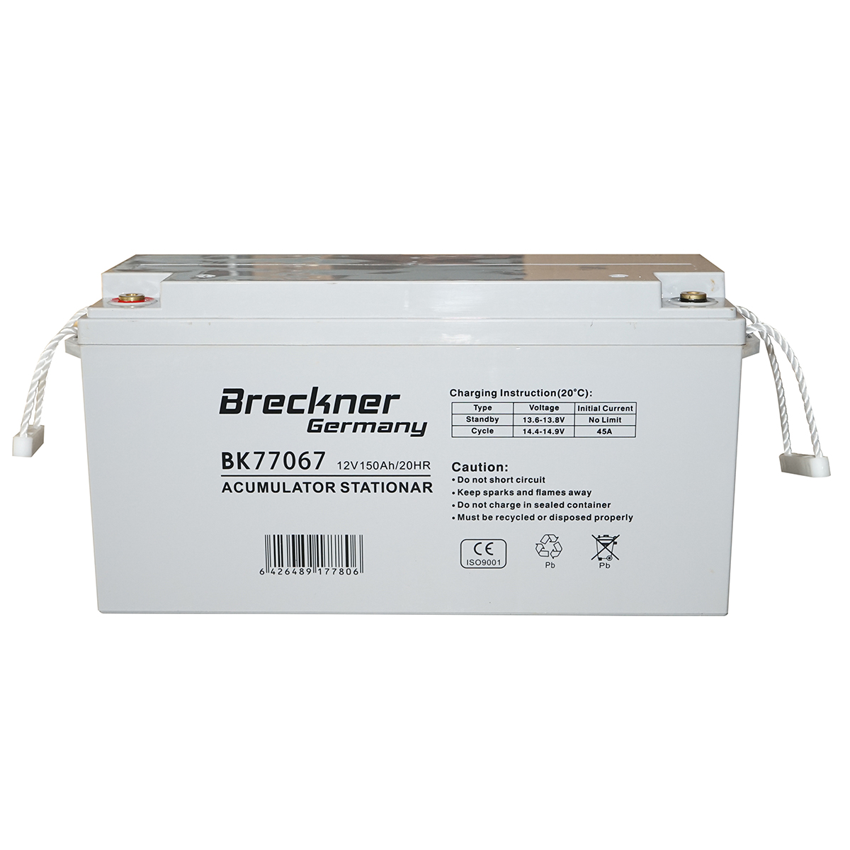 Baterie sistem solar cu gel 12V 150Ah 20HR 495x180x275mm FCDG12-150 Breckner Germany