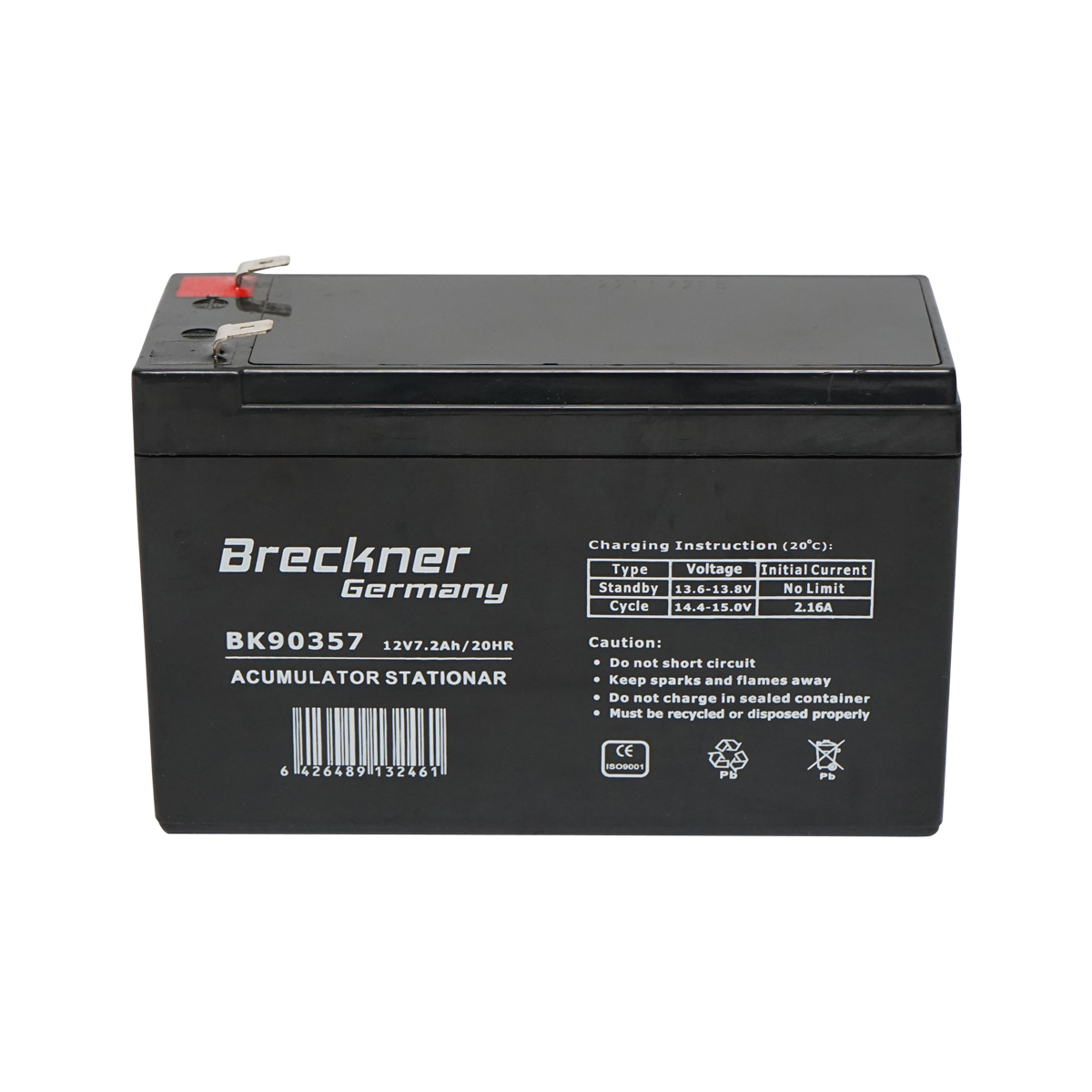 Baterie sistem solar 12V 7.2Ah 151x65x94x100 mm VRLA FC12-7.2 Breckner Germany