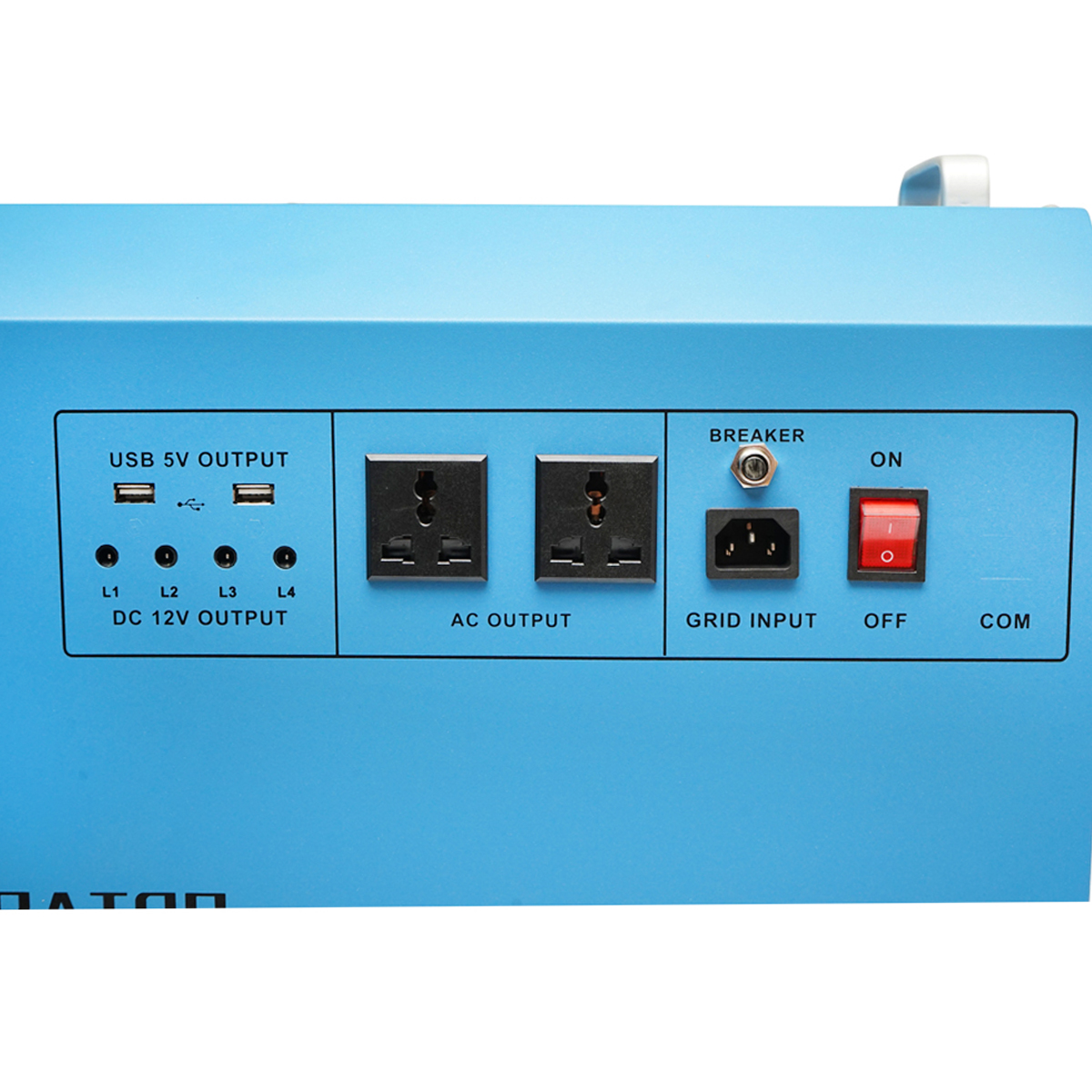 Invertor solar 800W PWM 12V, 50A echipat cu baterie stationara 12V/85Ah, mobil cu controler - imagine 5