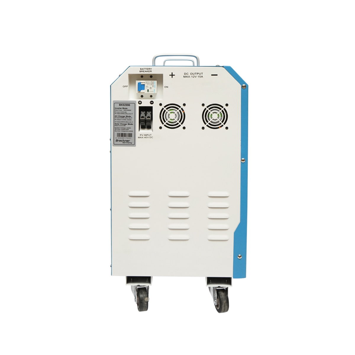 Invertor solar 800W PWM 12V, 50A echipat cu baterie stationara 12V/85Ah, mobil cu controler - imagine 2