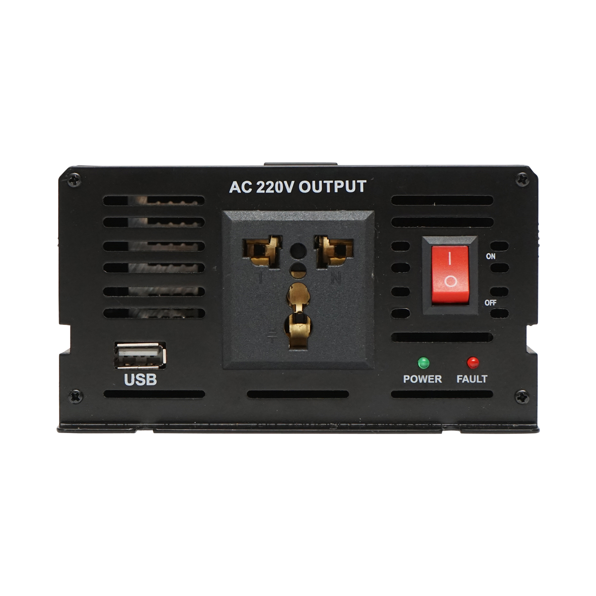 Invertor tensiune 12V-220V 1000W LCD cu USB Breckner Germany - imagine 4