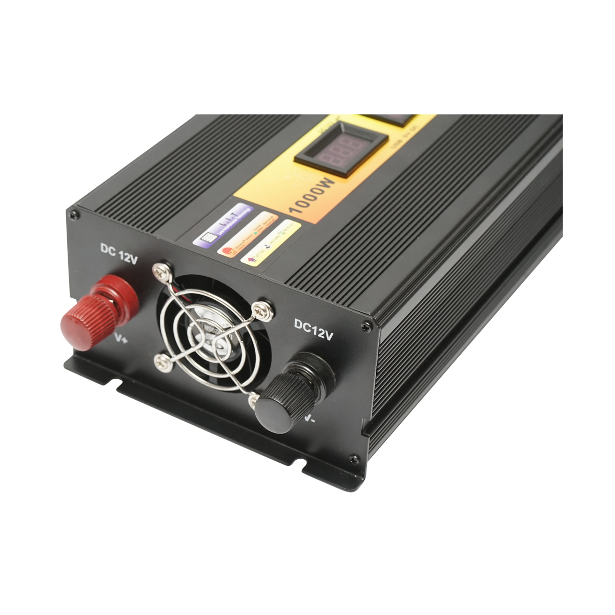 Invertor tensiune 12V-220V 1000W LCD cu USB Breckner Germany - imagine 5