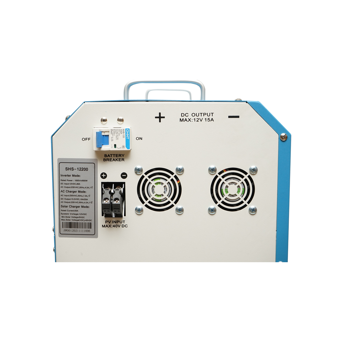 Kit sistem solar fotovoltaic mobil 600W, 12V/85Ah cu invertor PMW 800W Breckner Germany - imagine 4