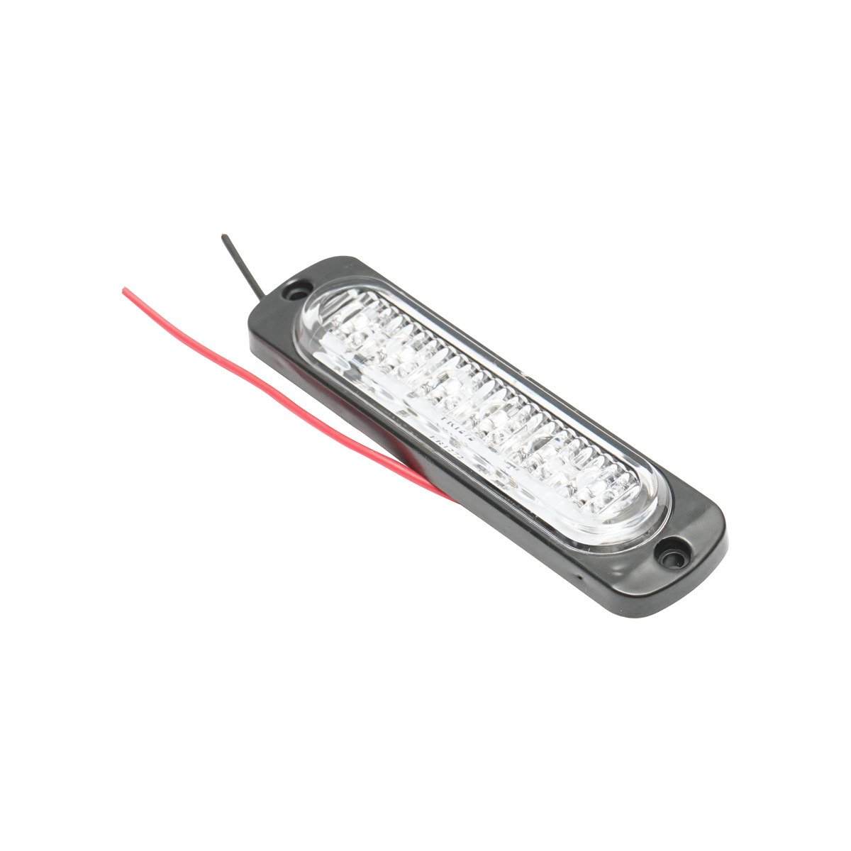 Lampa laterala stroboscopica LED alba 113mm 12-24V FR1272W Breckner Germany - imagine 4