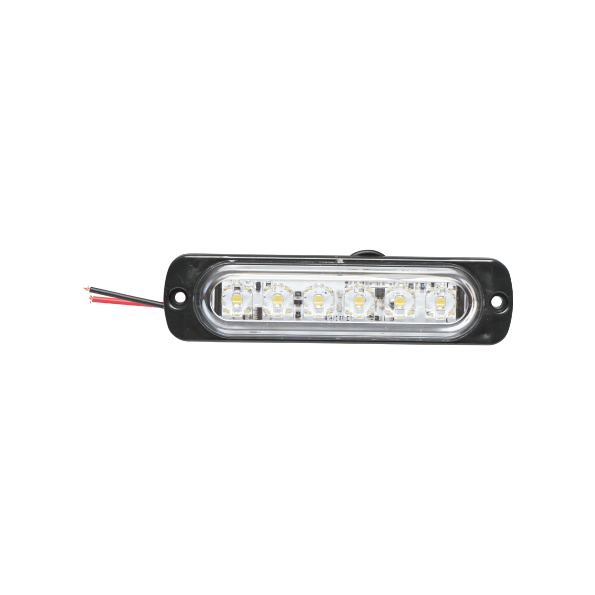 Lampa laterala stroboscopica LED alba 113mm 12-24V FR1272W Breckner Germany