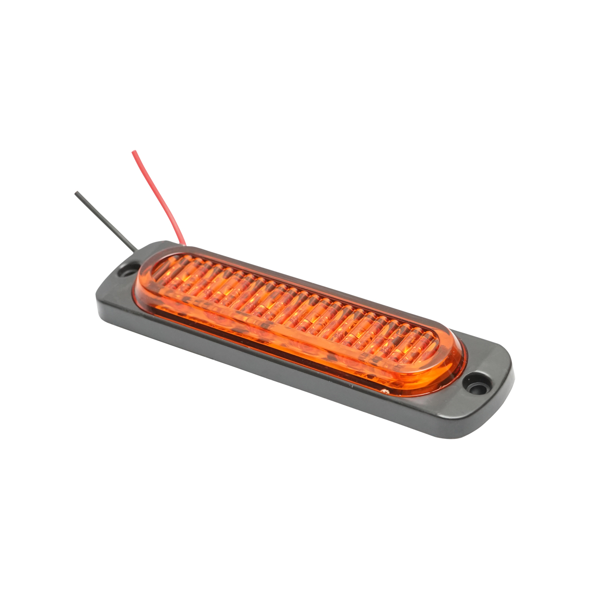 Lampa laterala stroboscopica LED galbena 113mm 12-24V FR2172Y Breckner Germany - imagine 4