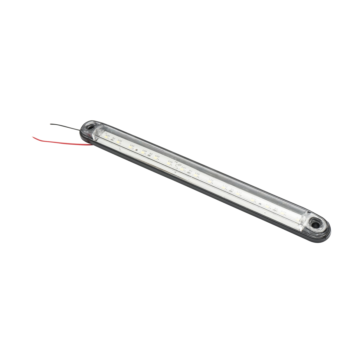 Lampa laterala LED alba 240mm 12-24V Breckner Germany - imagine 3