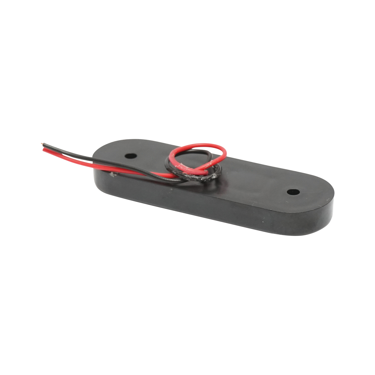 Lampa gabarit laterala ovala LED 12-24V rosie 4 LED-uri 85x28x11mm Breckner Germany - imagine 3