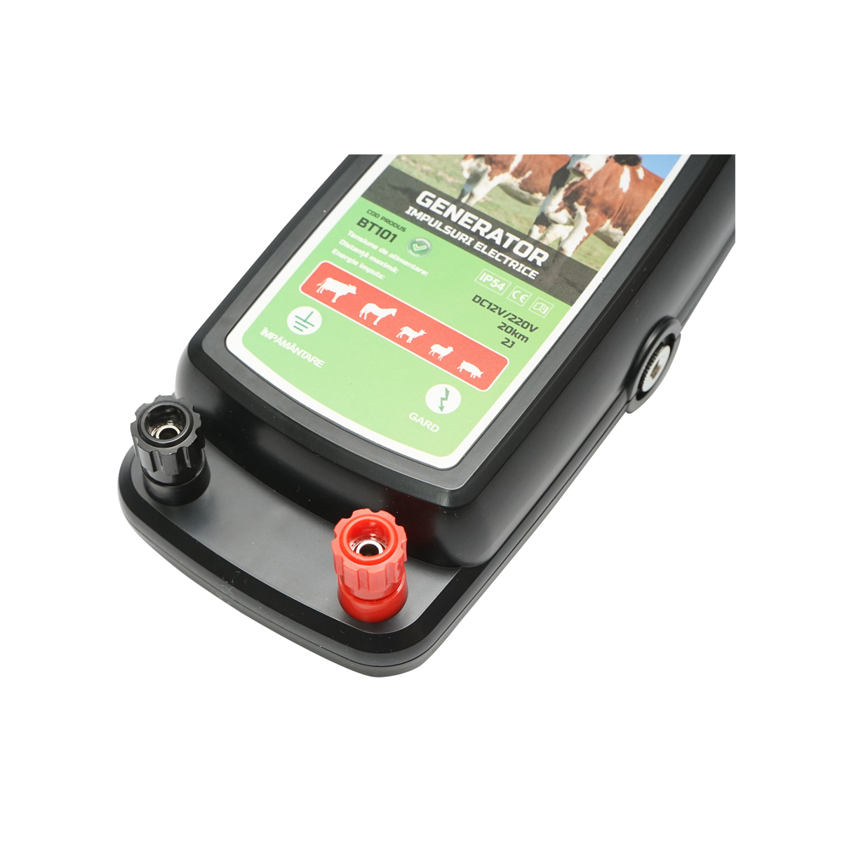 Aparat generator de impulsuri 2 Joule pentru gard electric 20Km, 12V/220V BRITMANN - imagine 7