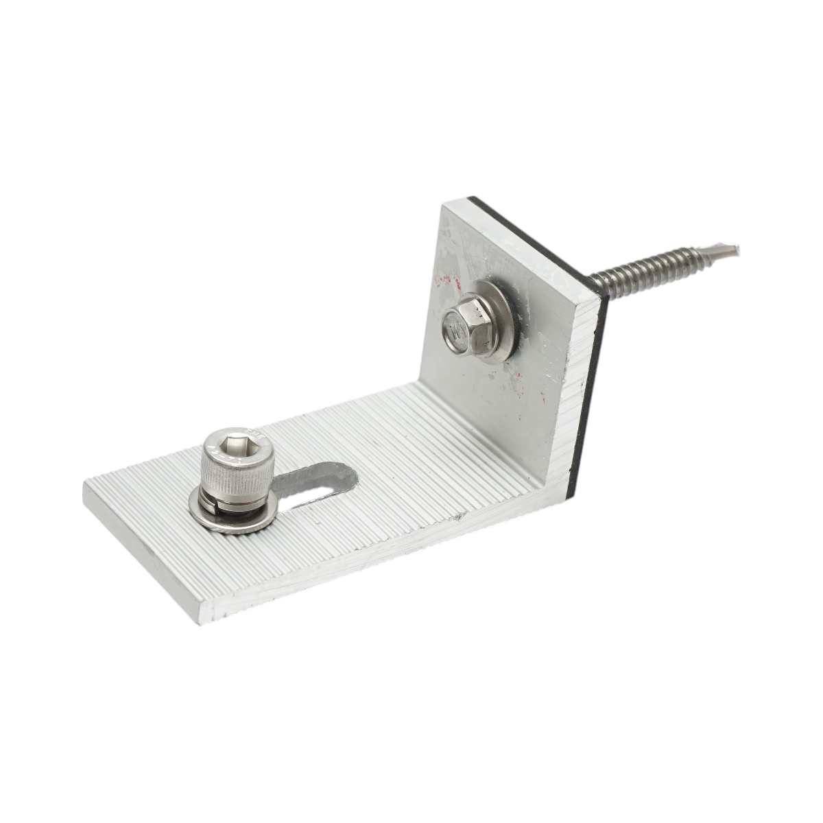 Clema L, element fixare pentru tabla, prinderi panou solar fotovoltaic sistem A 20mm Breckner Germany - imagine 5