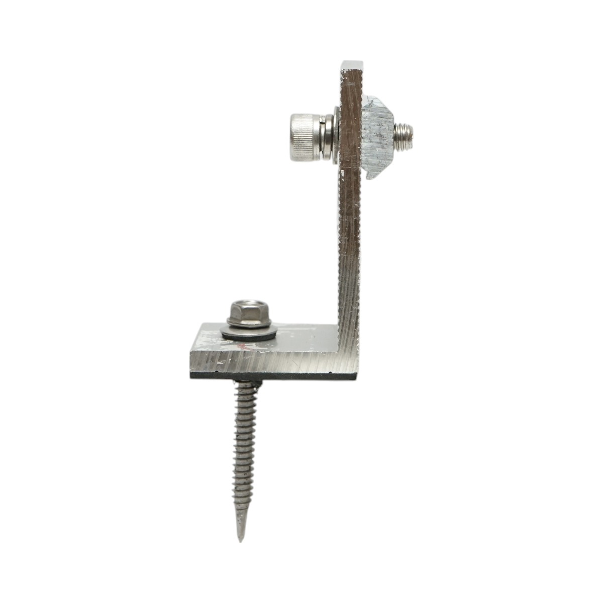 Clema L, element fixare pentru tabla, prinderi panou solar fotovoltaic sistem A 20mm Breckner Germany - imagine 2