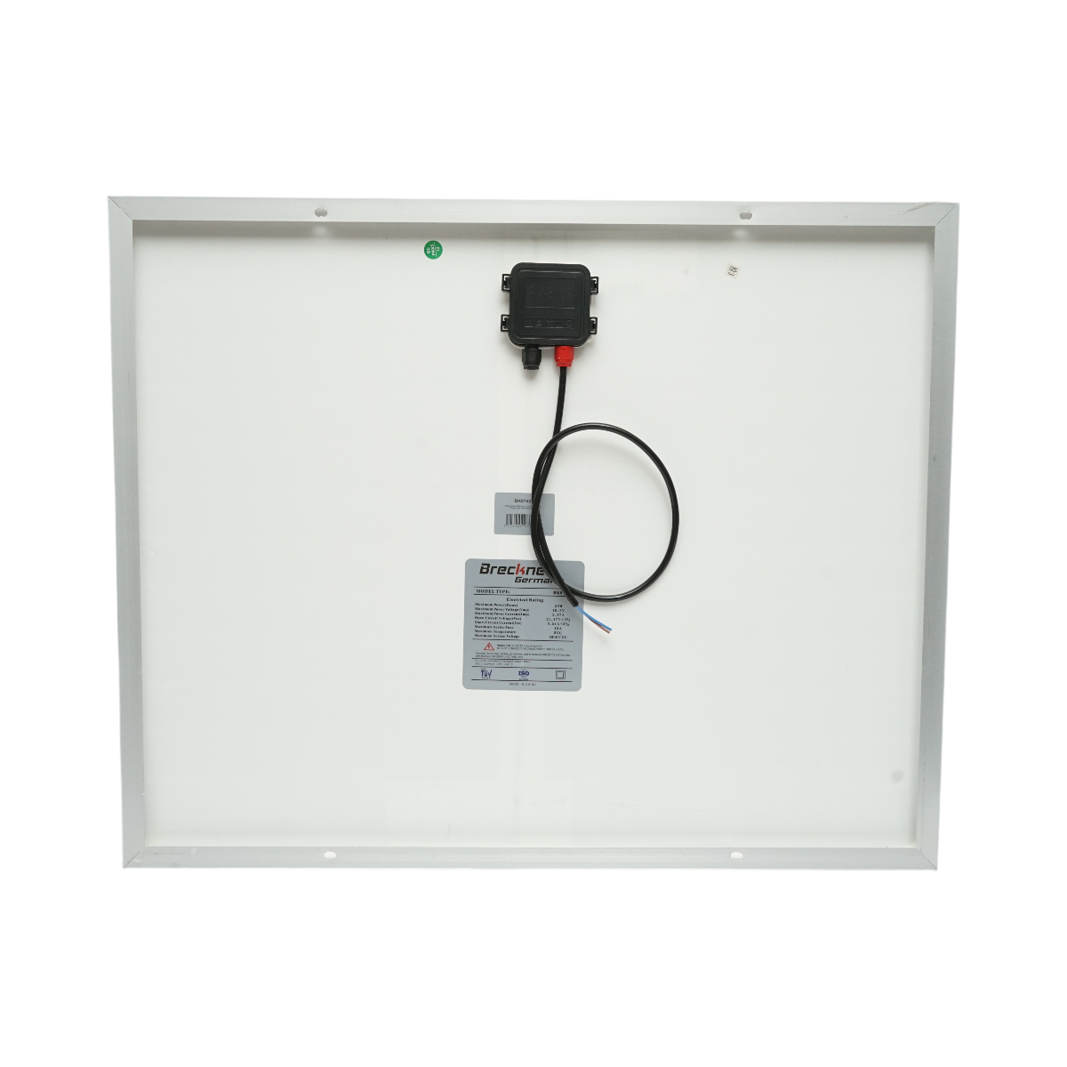 Panou solar 50W fotovoltaic monocristalin 550x680x25mm Breckner Germany - imagine 3