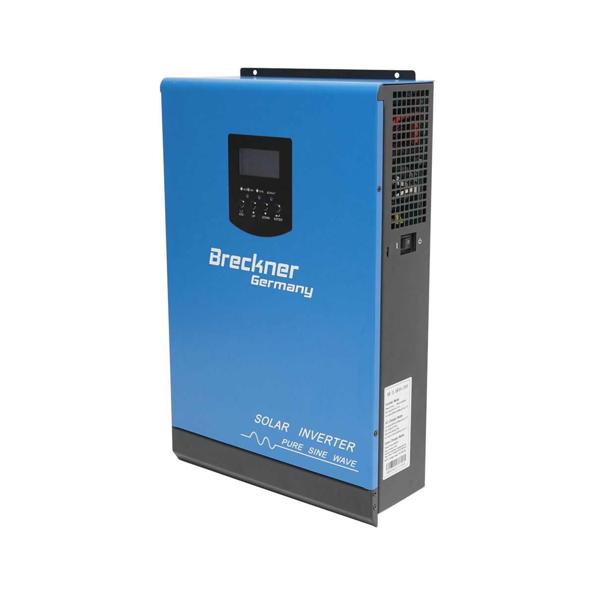 Sistem solar fotovoltaic cu invertor 3.5KW 220V ON-Grid Hibrid 100A MPPT Breckner Germay - imagine 3