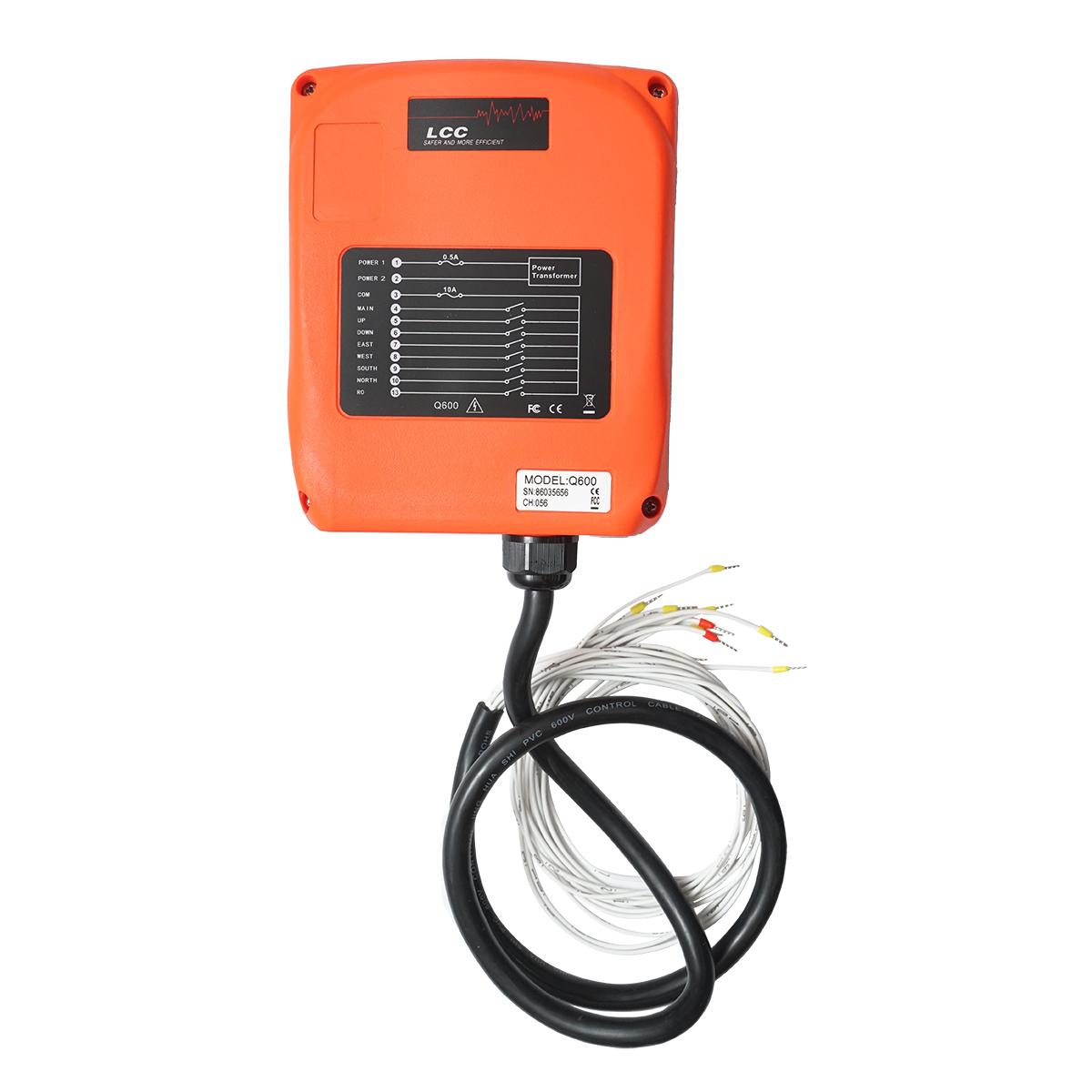 Telecomanda wireless pentru troliu Tractor Forestier cu mecanism de reglarea turatiei motor din telecomanda, fara functia de retinere model Q 12V - imagine 4