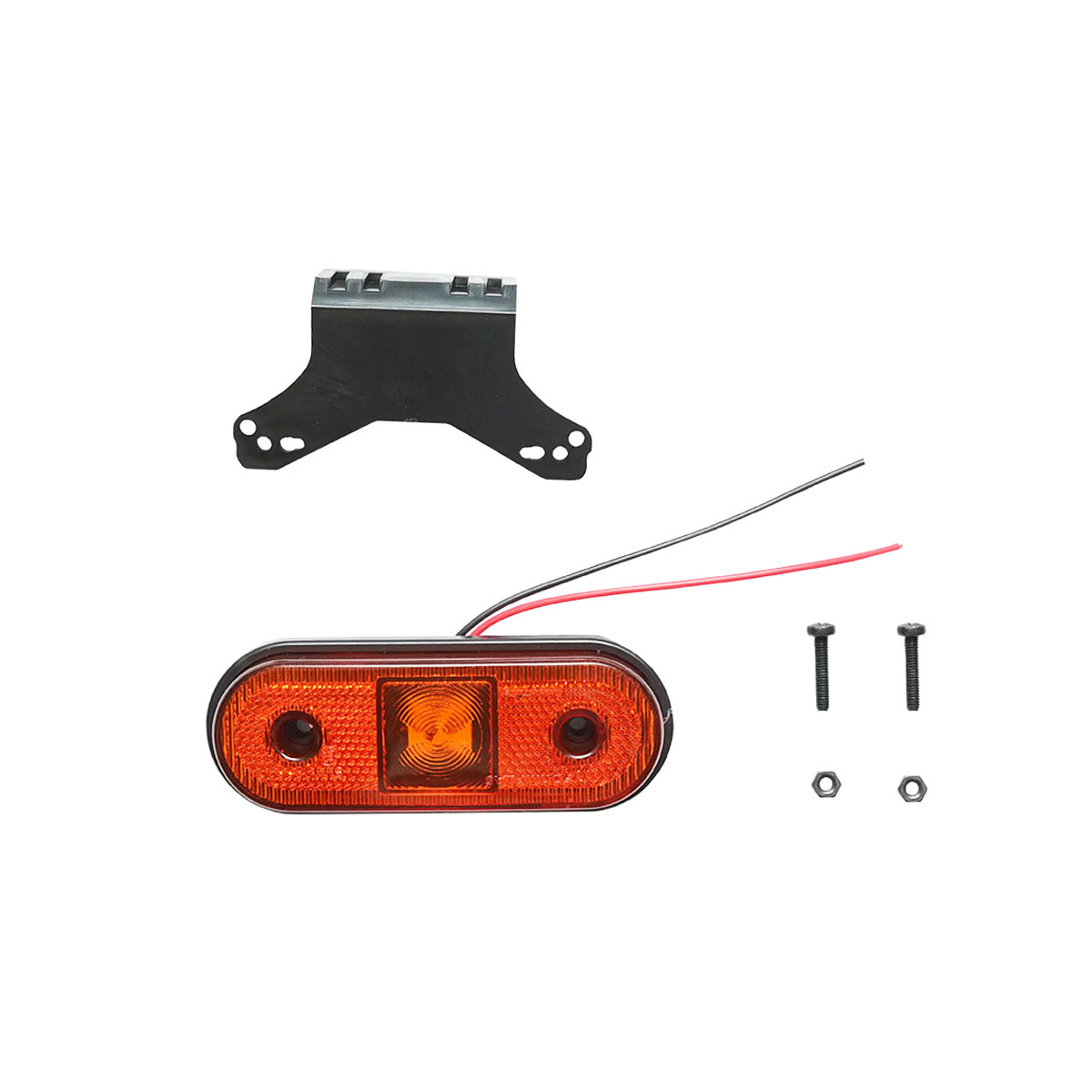 Lampa LED laterala de gabarit galbena 12-24V FR0193 Breckner Germany - imagine 4