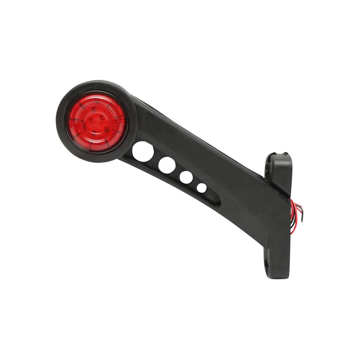 Set lampi laterale de gabarit cu LED 12-24V, rosu-alb, PVC elastic Breckner Germany - imagine 3