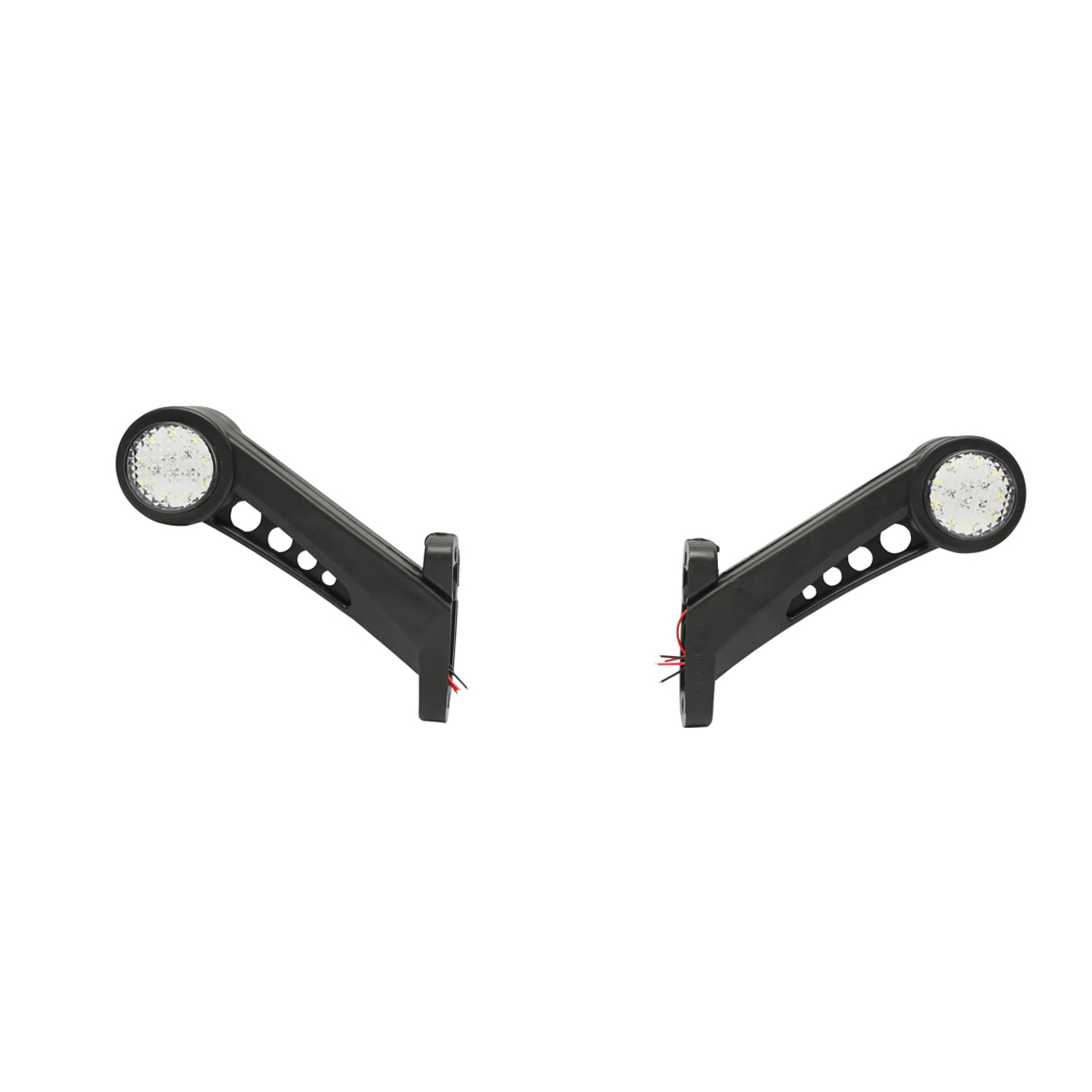 Set lampi laterale de gabarit cu LED 12-24V, rosu-alb, PVC elastic Breckner Germany - imagine 2