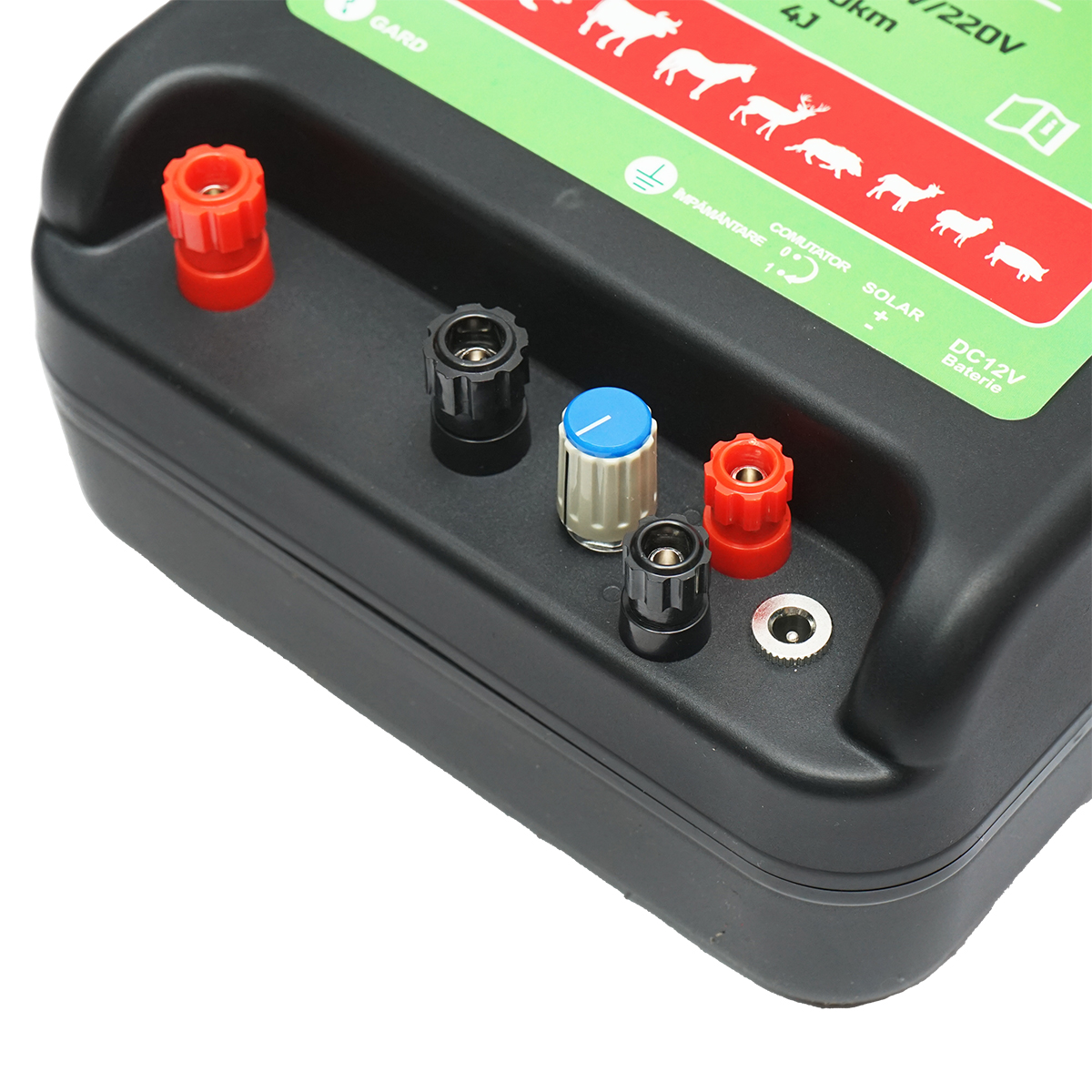 Aparat generator de impulsuri DC 12/220V, 4 Joule 40km pentru gard electric BRITMANN - imagine 4