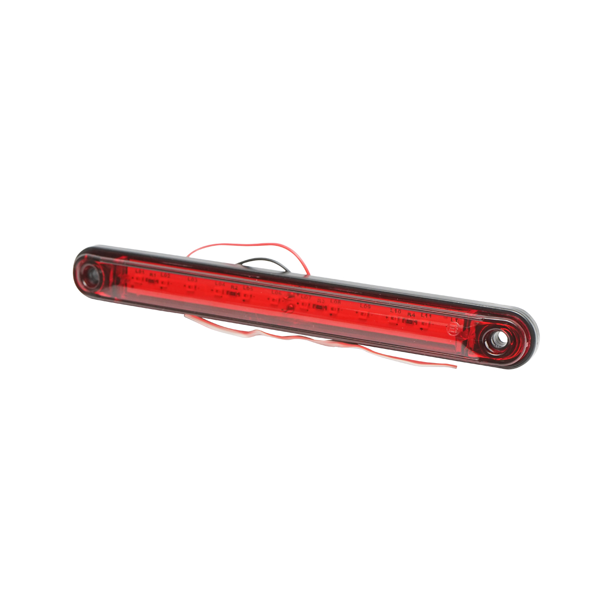 Lampa gabarit laterala LED rosie 12-24V, FR0179 Breckner Germany - imagine 3