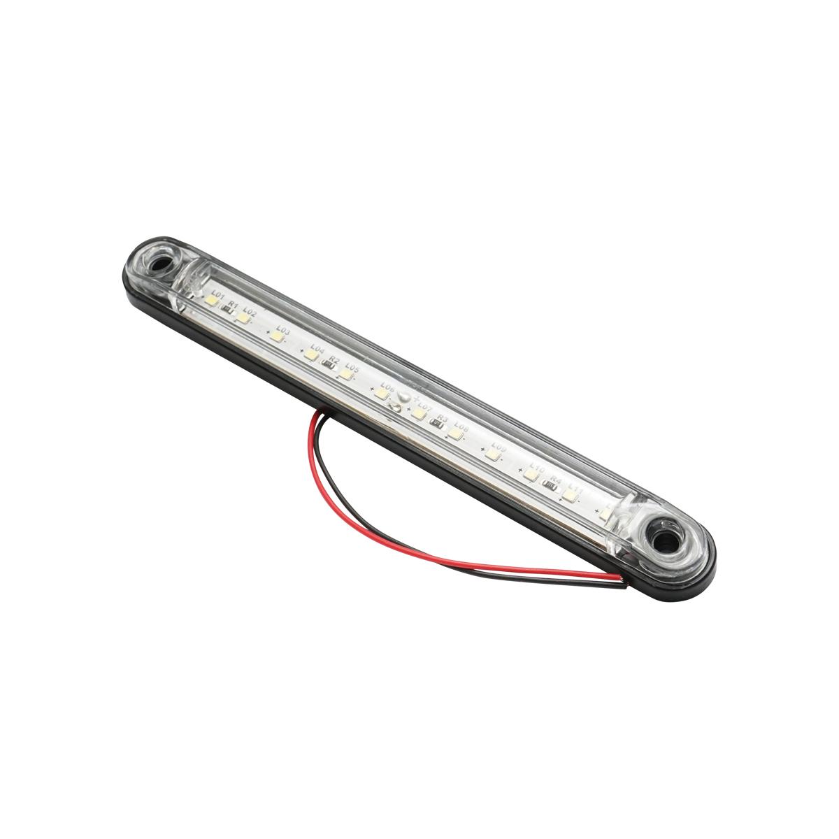 Lampa gabarit laterala LED alba 12-24V FR0179 Breckner Germany - imagine 2
