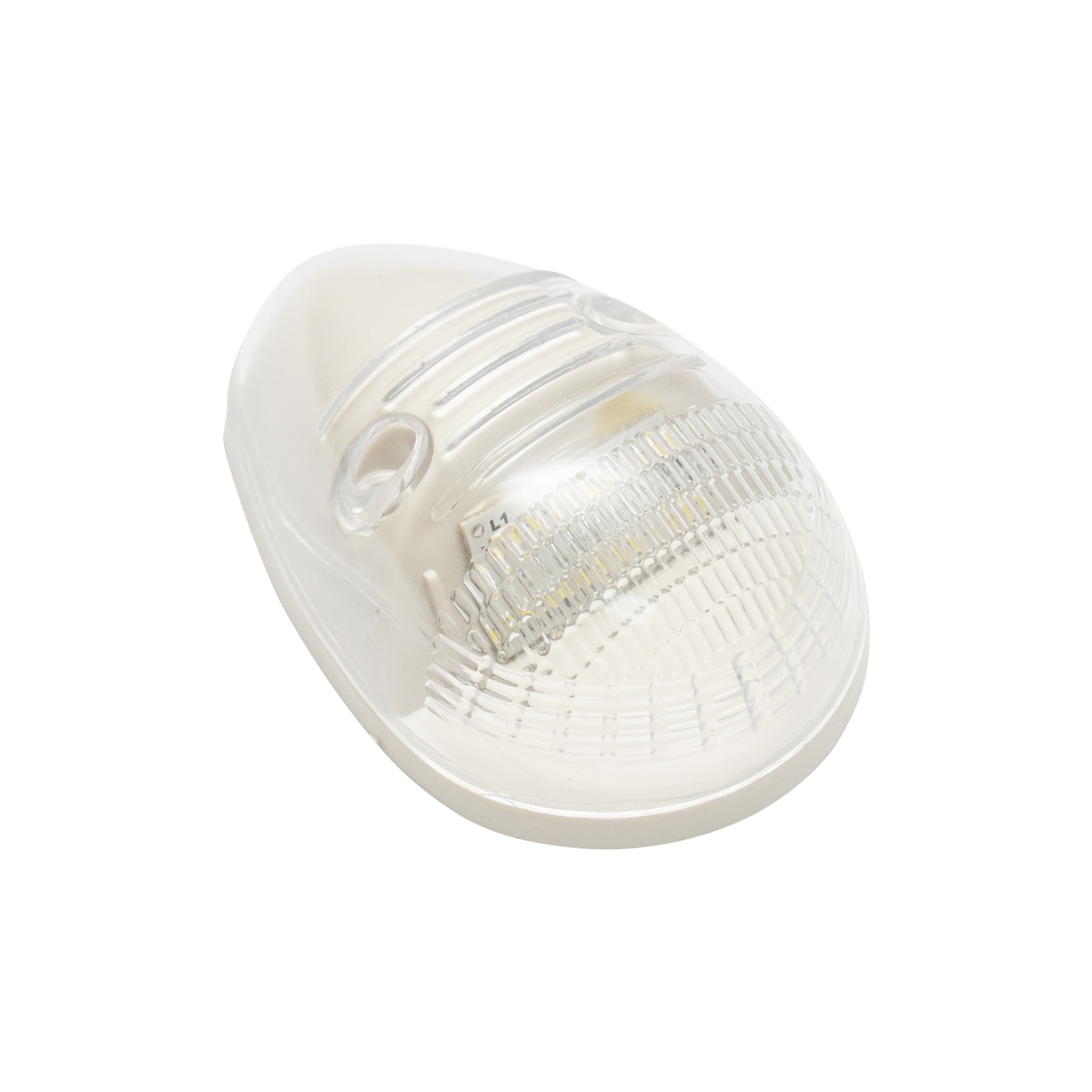 Lampa gabarit laterala LED alba 100mm 12-24V Breckner Germany - imagine 2
