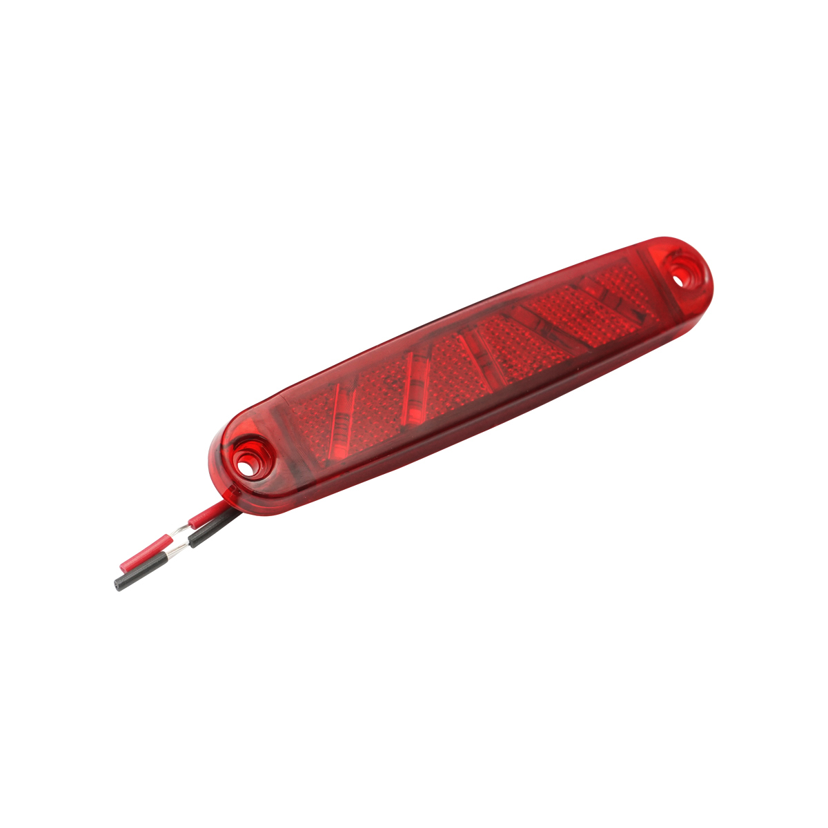Lampa gabarit laterala LED rosie 100mm 12-24V Breckner Germany - imagine 3