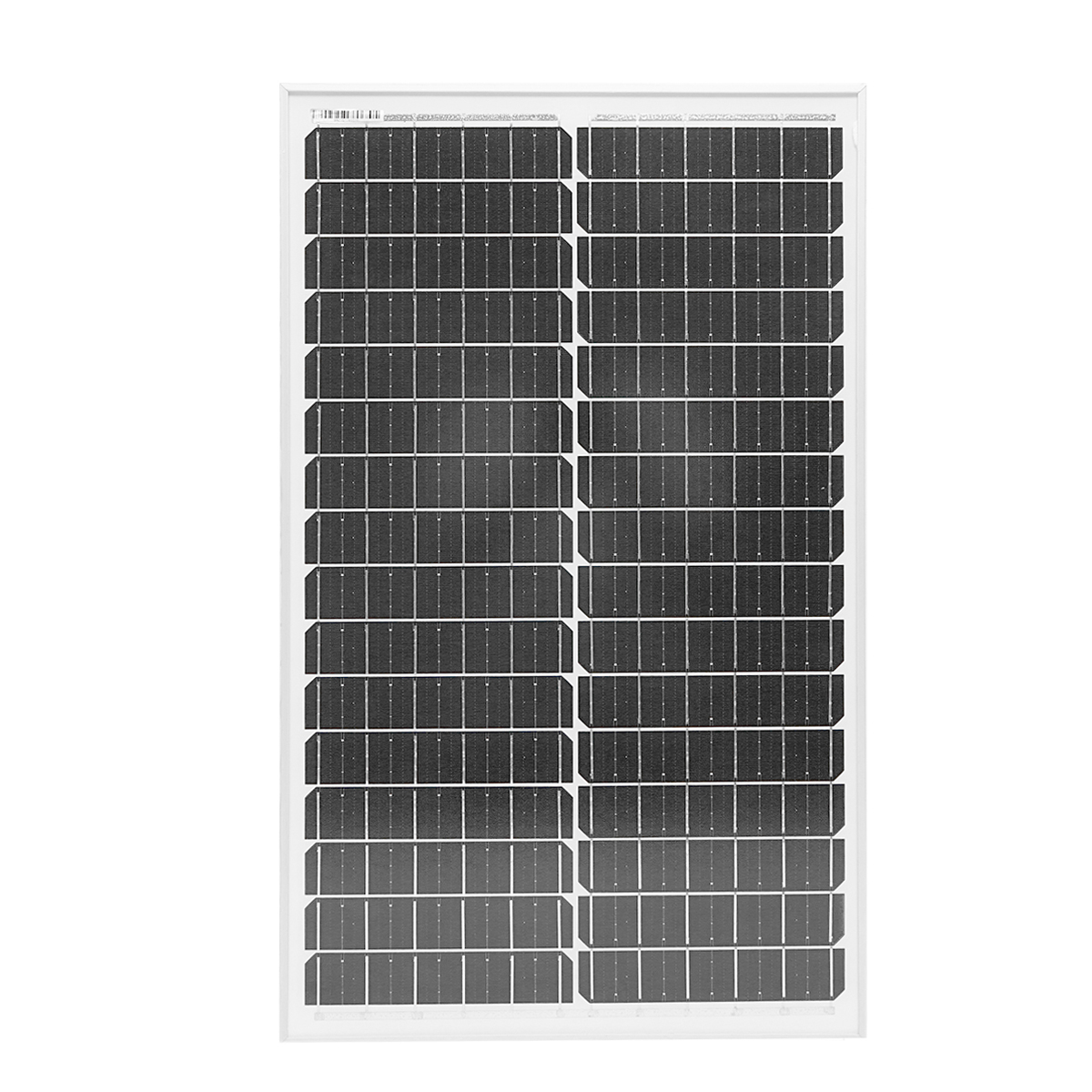 Panou solar 50W fotovoltaic monocristalin 18.2V 400x670x25mm