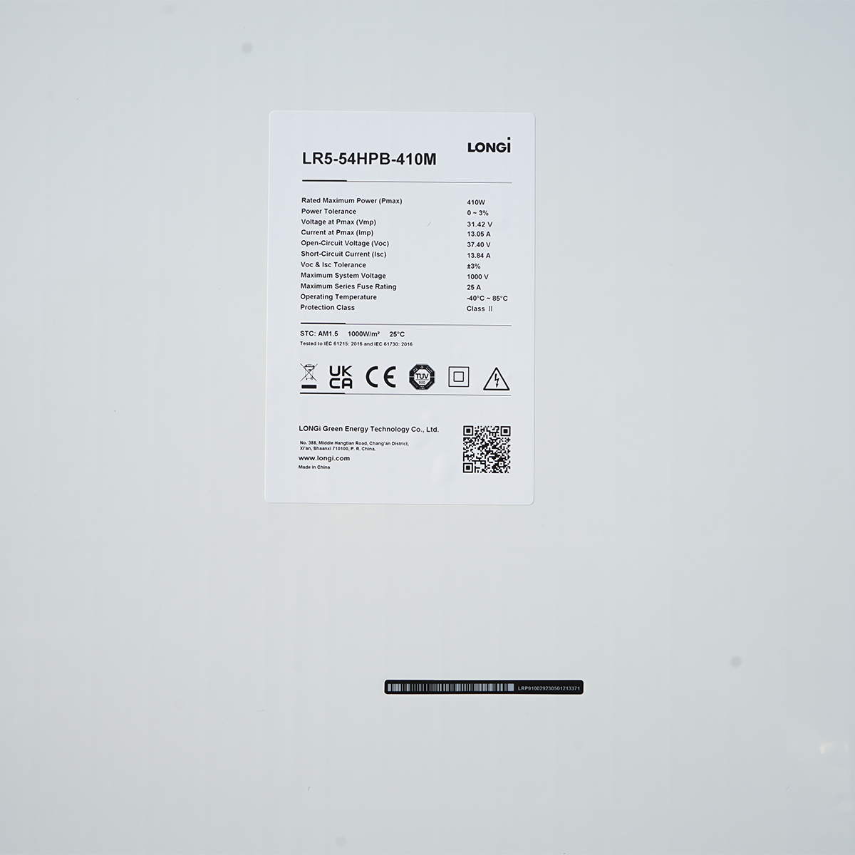 Panou solar fotovoltaic 410W LONGi LR5-54HPB-410M monocristalin 1767x1130x30mm - imagine 4