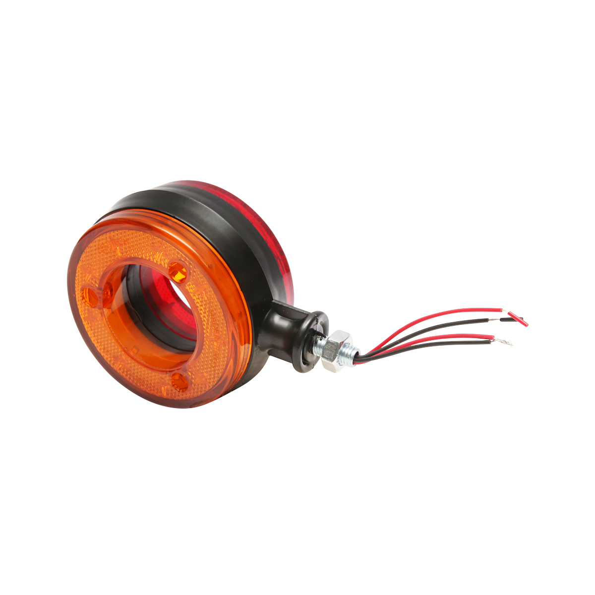 Lampa gabarit LED 12/24V pentru oglinda camion rosu/galben FR0330RY Breckner Germany - imagine 4