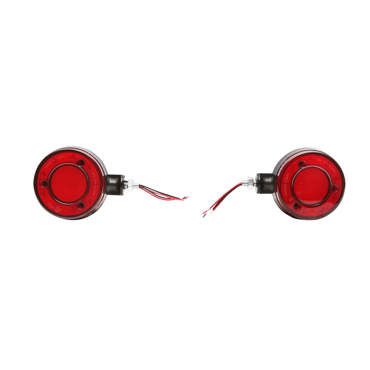 Lampa gabarit LED 12/24V pentru oglinda camion rosu/alb FR0331RW Breckner Germany - imagine 2