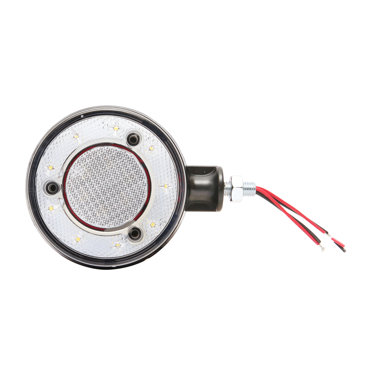Lampa gabarit LED 12/24V pentru oglinda camion rosu/alb FR0331RW Breckner Germany - imagine 4