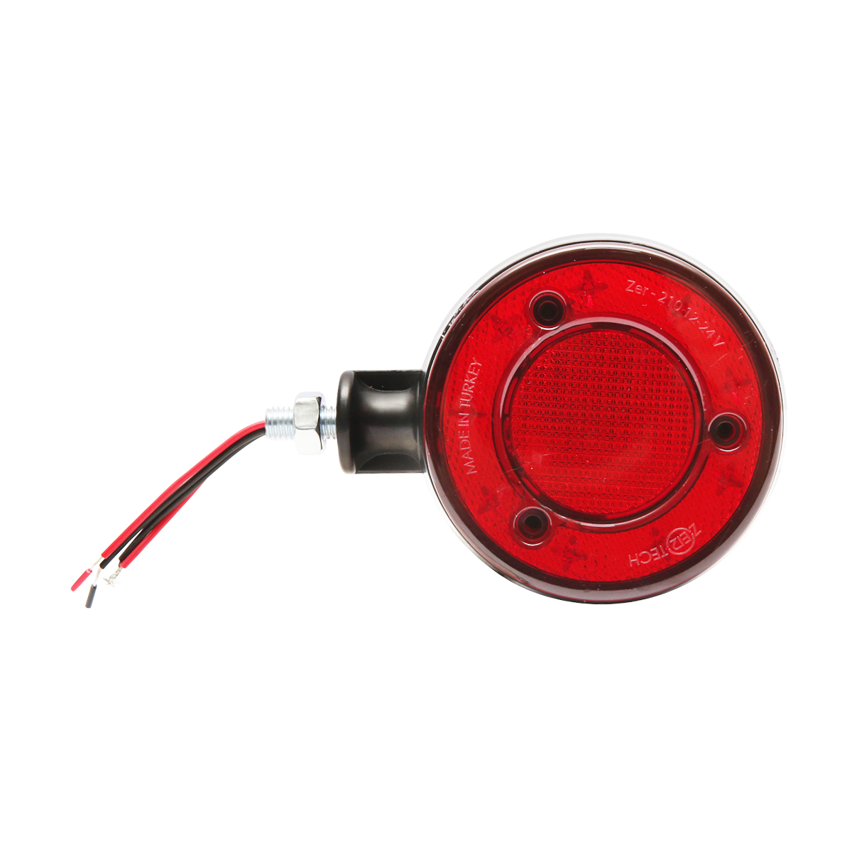 Lampa gabarit LED 12/24V pentru oglinda camion rosu/alb FR0331RW Breckner Germany - imagine 3