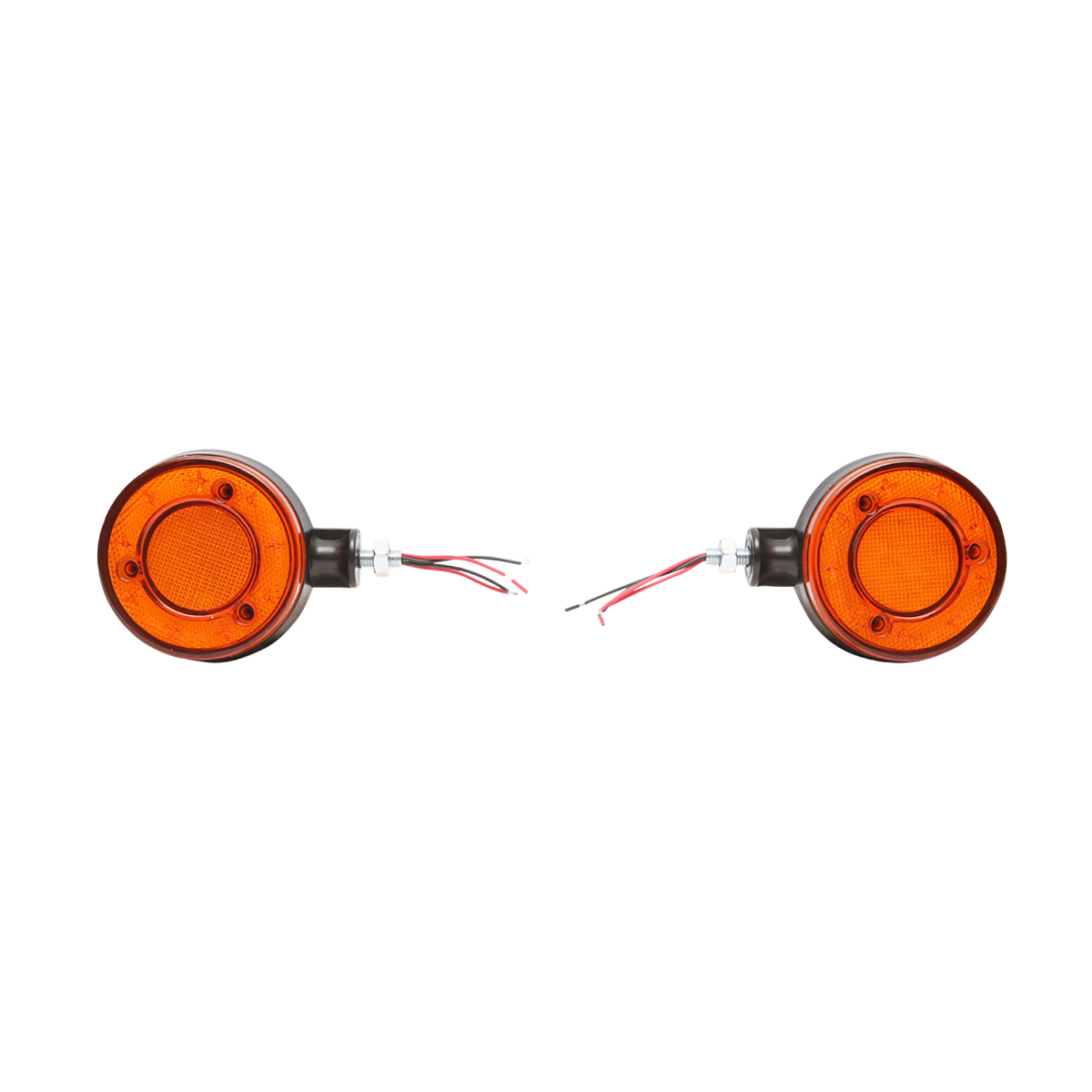 Lampa gabarit LED 12/24V pentru oglinda camion rosu/portocaliu FR0331RY Breckner Germany