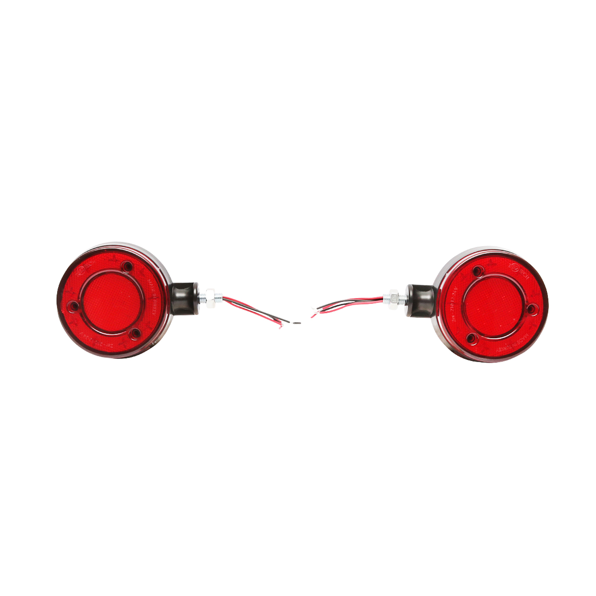 Lampa gabarit LED 12/24V pentru oglinda camion rosu/portocaliu FR0331RY Breckner Germany - imagine 2
