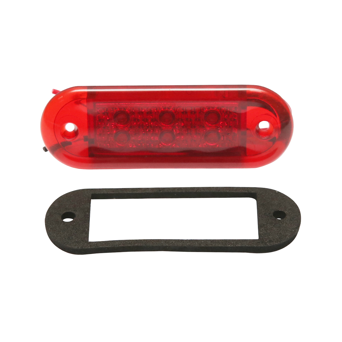 Lampa LED gabarit 12/24V rosu Breckner Germany - imagine 2
