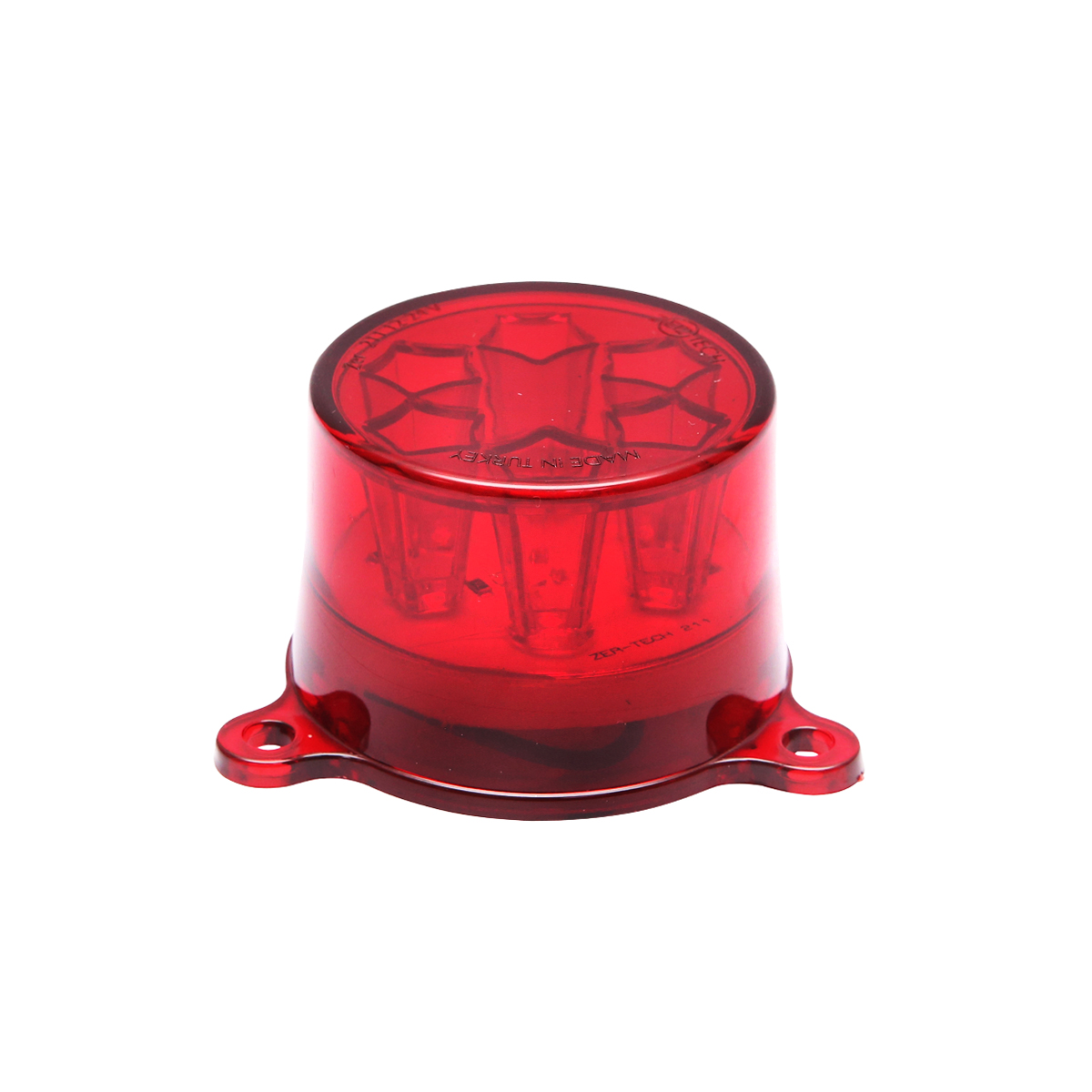 Lampa LED rotunda universala 12/24V rosu Breckner Germany - imagine 3