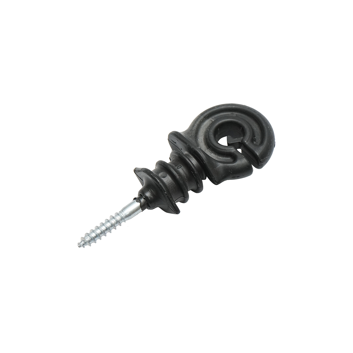 Izolator inelar PP ECO negru mat pentru fir gard electric Breckner Germany - imagine 2