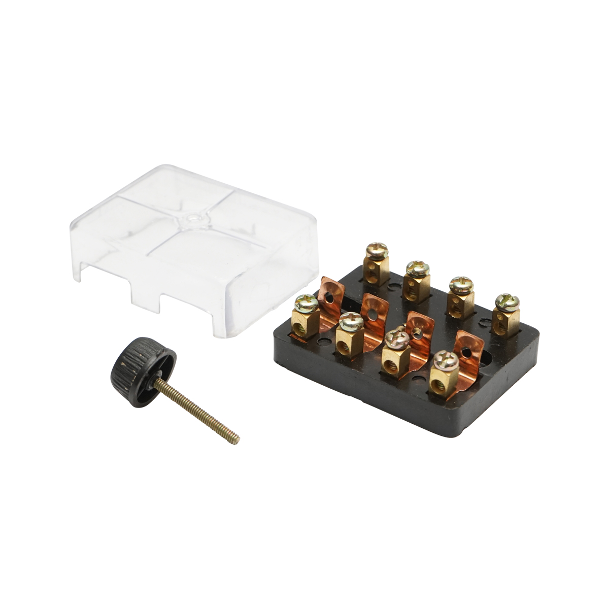 Tablou de sigurante universal pentru sigurante auto 4 cai capac transparent - imagine 2